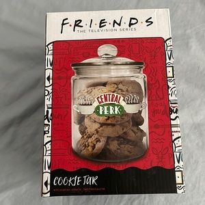 FRIENDS NEW Cookie Jar with central perk logo
